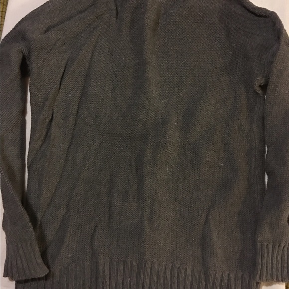 American Eagle Grey Beaded Wool Sweater large - Picture 4 of 4